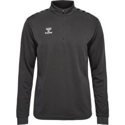 Bluza dresowa 1/2 zip Hummel Authentic. Zielone bluzy bez kaptura Hummel, bez wzorów, z dresówki, bez kaptura. Za 222.00 zł.