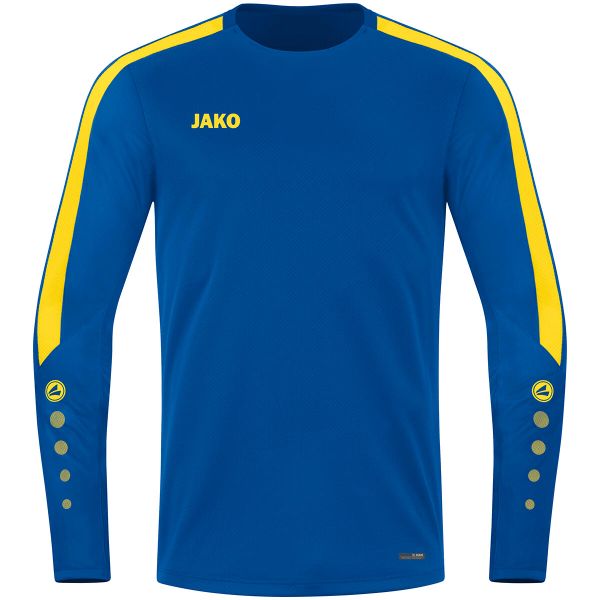 Kurtka z dresu Jako Power. Niebieskie kurtki JAKO, s, bez wzorów, z dresówki, bez kaptura. Za 162.50 zł.