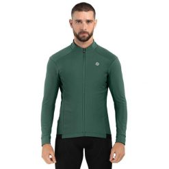 Męska kurtka rowerowa softshell Kolarstwo Siroko J1 Ordino. Zielone kurtki SIROKO, l, bez wzorów, z materiału, bez kaptura. W wyprzedaży za 255.00 zł.