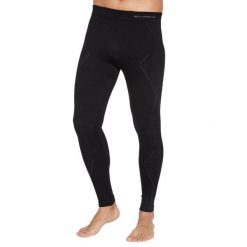 Spodnie męskie wełniane Brubeck EXTREME MERINO. Czarne bielizna termoaktywna Brubeck, m, bez wzorów, z wełny, bez ramiączek. Za 275.00 zł.