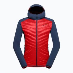Kurtka hybrydowa męska La Sportiva Koro. Czerwone kurtki La Sportiva, l, bez wzorów, z elastanu, bez kaptura. Za 909.99 zł.