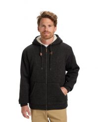 Bluza z kapturem dla Mężczyzn KELLER SHERPA Czarny. Czarne bluzy z kapturem Quiksilver, m, bez wzorów, z materiału, z kapturem. Za 429.99 zł.