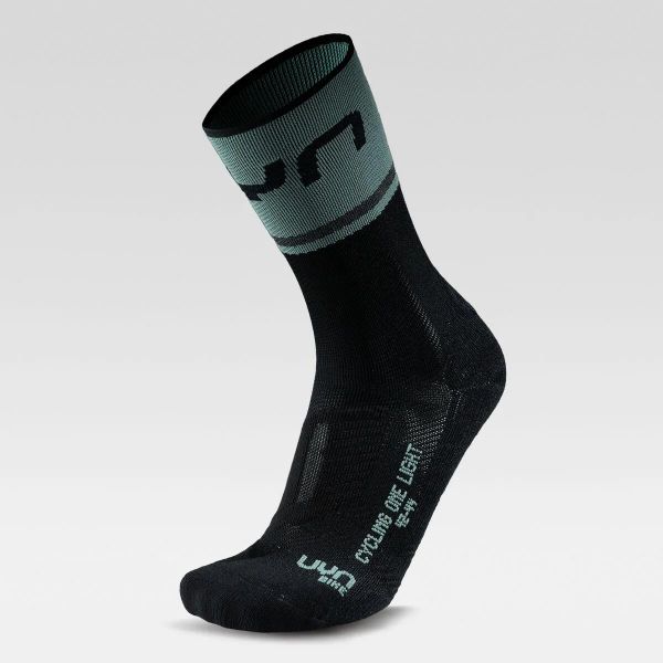 Skarpety rowerowe MAN CYCLING ONE LIGHT SOCKS r.39-41. Czarne skarpety UYN, bez wzorów. Za 109.99 zł.