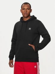 Adidas Bluza Trefoil Essentials IM4522 Czarny Regular Fit. Czarne bluzy Adidas, m, bez wzorów, z bawełny, bez kaptura. Za 279.99 zł.