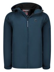 Geographical Norway Kurtka softshellowa "Tamigotal" w kolorze granatowym rozmiar: XXL. Niebieskie kurtki outdoor i hardshell Geographical Norway, xxl, bez wzorów, bez kaptura. Za 189.74 zł.