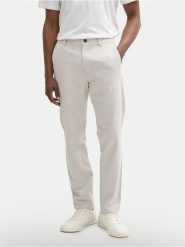 Tom Tailor Denim Spodnie materiałowe 1044843 Beżowy Tapered Fit. Brązowe spodnie materiałowe TOM TAILOR DENIM, m, bez wzorów, z denimu. Za 179.99 zł.