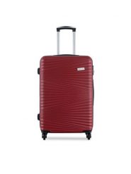 Semi Line Walizka średnia T5745-2 Bordowy. Czerwone walizki Semi-line, bez wzorów, z tworzywa sztucznego, średnie. Za 239.99 zł.