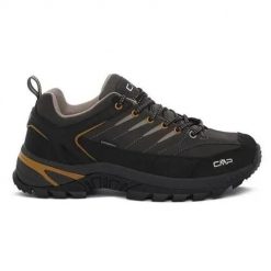Buty trekkingowe męskie CMP 3Q1824701QZ. Czarne buty turystyczne CMP, bez wzorów, z gumy, bez zapięcia, trekkingowe. Za 559.97 zł.