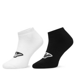 Skarpety krótkie EA7 Emporio Armani. Czarne skarpety EA7 Emporio Armani, bez wzorów. Za 104.99 zł.
