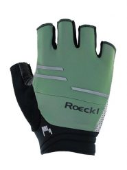 Rękawiczki rowerowe Roeckl Iguna. Czarne rękawiczki Roeckl, bez wzorów, z materiału. Za 233.50 zł.