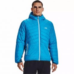Kurtka męska Under Armour Active Hybrid Jacket. Niebieskie kurtki Under Armour, m, bez wzorów, bez kaptura. Za 449.99 zł.
