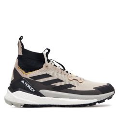 Trekkingi adidas. Brązowe buty trekkingowe Adidas, bez wzorów, bez zapięcia. Za 949.99 zł.