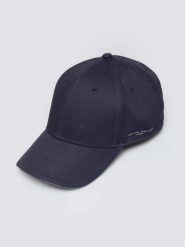 Czapka męska z daszkiem granatowa Bes 403. Niebieskie czapki z daszkiem BIG STAR, bez wzorów, z bawełny. Za 79.99 zł.