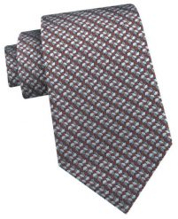 Krawat Męski - Angelo di Monti - Popiel z Drobnym Wzorem. Szare krawaty i muchy Angelo di Monti, bez wzorów, z tkaniny. Za 45.00 zł.