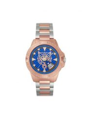 Plein Sport Zegarek Touchdown PSFBA1223 Złoty. Żółte, analogowe zegarki Plein Sport, złote. Za 599.99 zł.