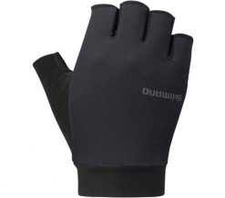 Rękawiczki rowerowe EXPLORER, czarne. Czarne rękawiczki Shimano, na lato, bez wzorów, z elastanu. Za 156.50 zł.