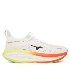 Buty do biegania Mizuno. Białe buty do biegania Mizuno, bez wzorów, bez zapięcia, do biegania. Za 769.99 zł.