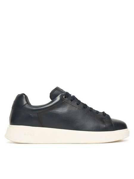 BOSS Sneakersy Bulton 50557820 Granatowy. Niebieskie buty sportowe casual Boss, bez wzorów, ze skóry, bez zapięcia. Za 820.99 zł.