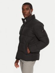 Tommy Hilfiger Kurtka puchowa MW0MW36666 Czarny Regular Fit. Czarne kurtki Tommy Hilfiger, m, bez wzorów, z puchu, bez kaptura. Za 859.99 zł.