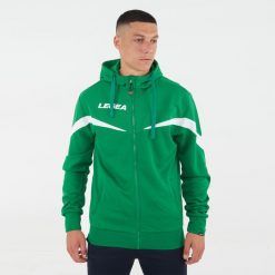 Kurtka rozgrzewkowa Turcja zielono-biała. Białe kurtki Legea, m, bez wzorów, z poliesteru, bez kaptura. Za 96.00 zł.