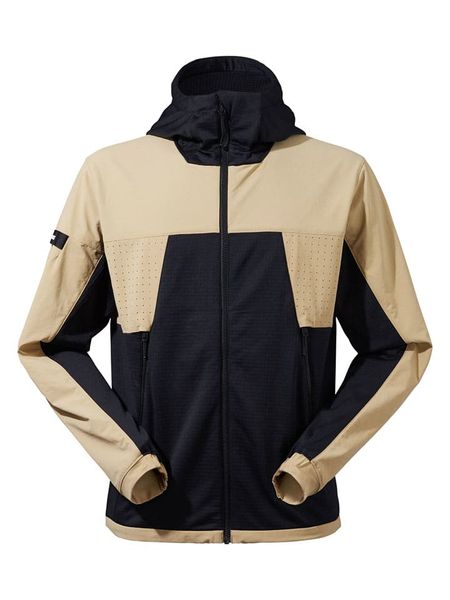 Berghaus Kurtka funkcyjna "Benwell" w kolorze beżowo-czarnym rozmiar: 50. Czarne kurtki outdoor i hardshell Berghaus, bez wzorów, z materiału, bez kaptura. Za 347.99 zł.