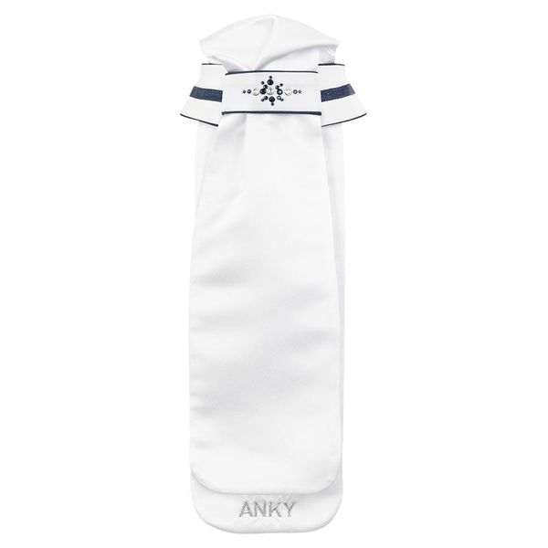 Krawat jeździecki ANKY Stock Stone-DeLuxe C-Wear. Białe krawaty i muchy ANKY, bez wzorów, z poliesteru. Za 236.00 zł.