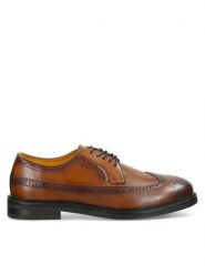 Gant Półbuty 32631190 Brązowy. Brązowe eleganckie półbuty GANT, bez wzorów, ze skóry, bez obcasa, bez zapięcia. Za 719.99 zł.