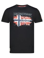 Geographical Norway Koszulka "Jrusty" w kolorze czarnym rozmiar: S. Czarne bezrękawniki Geographical Norway, s, bez wzorów, z bawełny, bez kołnierzyka, bez ramiączek. Za 52.79 zł.