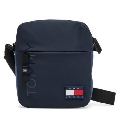 Saszetka Tommy Jeans. Niebieskie saszetki i nerki Tommy Jeans, bez wzorów, z jeansu. Za 179.99 zł.