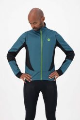 Kurtka rowerowa męska Rogelli Brave, softshell. Czarne kurtki Rogelli, l, bez wzorów, z gumy, bez kaptura. Za 231.00 zł.