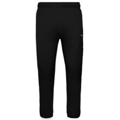 Spodnie sportowe męskie Champion Elastic Cuff Pants. Czarne spodnie materiałowe Champion, na co dzień, m, bez wzorów, z dresówki, casualowe. Za 146.88 zł.