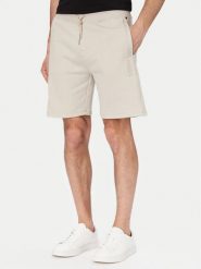 BOSS Szorty sportowe 50561500 Beżowy Regular Fit. Brązowe krótkie spodenki sportowe Boss, m, bez wzorów, z bawełny. Za 429.99 zł.