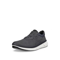 ECCO Buty męskie Biom 2.2 M Leather magnet-42. Czerwone buty turystyczne ecco, bez wzorów, z gumy, bez zapięcia, trekkingowe. Za 472.49 zł.