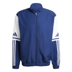Kurtka z dresu adidas Squadra 25. Białe kurtki Adidas, bez wzorów, z dresówki, bez kaptura. Za 152.99 zł.