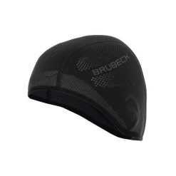 Czapka treningowa pod kask unisex Brubeck. Czarne czapki zimowe Brubeck, bez wzorów, z elastanu. Za 42.49 zł.