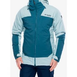 Kurtka narciarska Columbia Cirque Bowl Jacket. Niebieskie buty do biegania Scarpa, bez wzorów, bez zapięcia, do biegania. Za 947.09 zł.