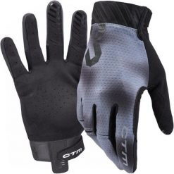 Rękawiczki rowerowe długie dla dorosłych MTB Enduro CTM Pathyst. Szare rękawiczki CTM, bez wzorów. Za 139.00 zł.