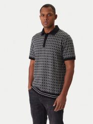 KARL LAGERFELD Polo 745006 561202 Czarny Regular Fit. Czarne koszulki polo KARL LAGERFELD, m, bez wzorów, z bawełny, bez kołnierzyka, bez ramiączek. Za 709.99 zł.
