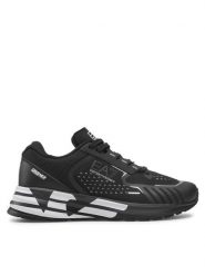EA7 Emporio Armani Sneakersy X8X094 XK239 A120 Czarny. Czarne buty sportowe casual EA7 Emporio Armani, bez wzorów, z materiału, bez zapięcia. Za 839.99 zł.
