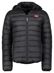 Geographical Norway Kurtka pikowana "Amigoglerc Hood" w kolorze czarnym rozmiar: XL. Czarne kurtki Geographical Norway, xl, bez wzorów, bez kaptura. Za 219.78 zł.