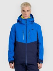 4F Kurtka narciarska membrana Dermizax 20000 z wypełnieniem Primaloft Black męska - niebieska S. Niebieskie kurtki narciarskie i snowboardowe 4F, l, bez wzorów, z meshu, narciarskie, Dermizax. Za 1,499.99 zł.