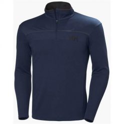 Bluza sportowa męska Helly Hansen 30208597. Niebieskie bluzy bez kaptura Helly Hansen, m, bez wzorów, bez kaptura. Za 457.00 zł.