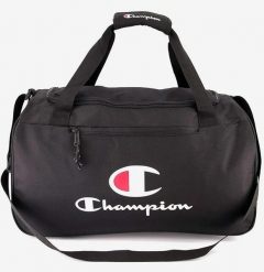 Torba sportowa Champion 52 x 28 x 28 cm. Czarne torby na ramię Champion, bez wzorów, z poliesteru, na ramię, bez dodatków. Za 229.99 zł.