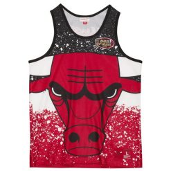 D bardeur Mitchell & Ness Jumbotron Mesh Chicago Bulls. Czerwone bezrękawniki Mitchell & Ness, bez wzorów, z meshu, bez kołnierzyka, bez ramiączek. Za 357.50 zł.