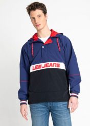 LEE ANORAK MĘSKA KURTKA PRZEJŚCIOWA Z KAPTUREM BLUEPRINT L87GYQLH 112122913. Kurtki Lee, l, bez wzorów, z kapturem. Za 369.99 zł.