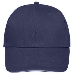 Czapka Z Daszkiem Buffalo 6 Panel. Niebieskie czapki z daszkiem SOL'S, bez wzorów, z bawełny. Za 32.99 zł.