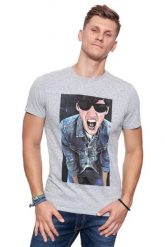 LEE T SHIRT PHOTO TEE GREY MELE L65UAI37, L. Szare t-shirty Lee, l, bez wzorów, bez kołnierzyka, bez ramiączek. Za 69.99 zł.