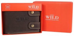 Portfel skórzany Always Wild 2900-BIC brązowy. Brązowe portfele Always Wild, bez wzorów, ze skóry. Za 64.99 zł.