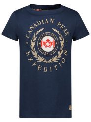 Canadian Peak Koszulka "Jigereak" w kolorze granatowym rozmiar: M. Niebieskie bezrękawniki Canadian Peak, m, bez wzorów, z bawełny, bez kołnierzyka, bez ramiączek. Za 84.01 zł.