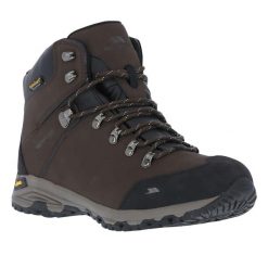 Buty Turystyczne Męskie Gerrard. Brązowe buty turystyczne Trespass, bez wzorów, z gumy, przed kolano, bez zapięcia. Za 605.99 zł.